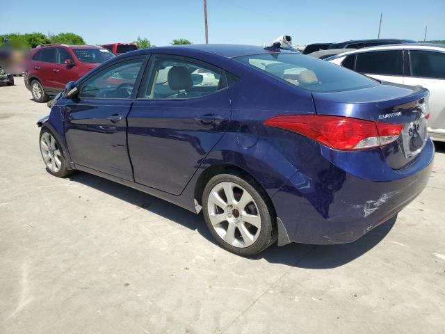 Image 2 of 2013 HYUNDAI ELANTRA GLS 2013 with VIN 5NPDH4AE3DH401093