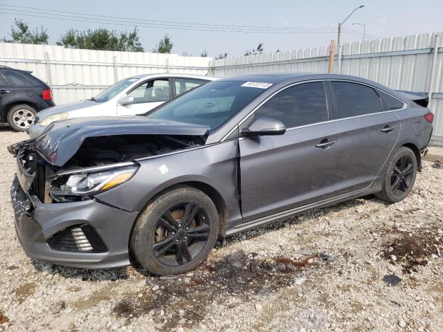 Image 1 of 2018 HYUNDAI SONATA SPORT 2018 with VIN 5NPE34AF8JH651095