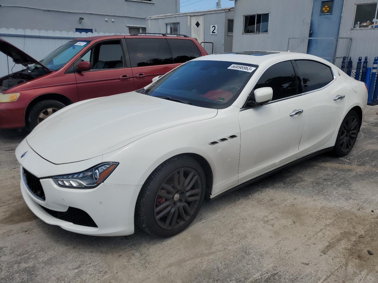 Image 1 of 2015 MASERATI GHIBLI  2015 with VIN ZAM57XSA0F1154254