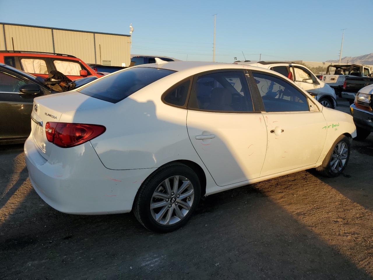 Image 3 of 2010 HYUNDAI ELANTRA BLUE 2010 with VIN KMHDU4AD8AU064971