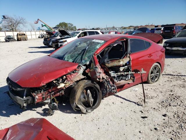 Image 1 of 2018 HYUNDAI ELANTRA SEL 2018 with VIN 5NPD84LF2JH297617