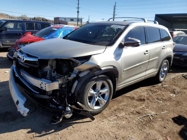 Image 1 of 2016 TOYOTA HIGHLANDER LIMITED 2016 with VIN 5TDDKRFH9GS339747