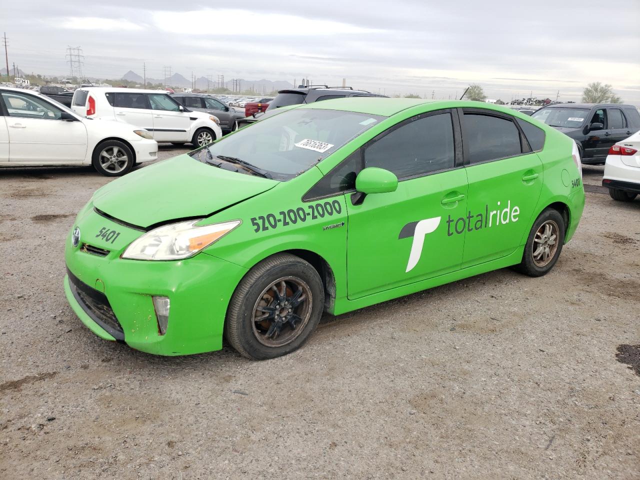 Изображение 1 2014 TOYOTA PRIUS  2014 с VIN JTDKN3DU9E0376776