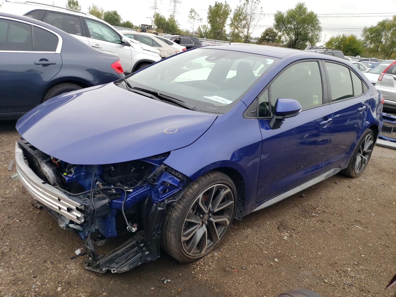 Image 1 of 2021 TOYOTA COROLLA SE 2021 with VIN JTDS4MCE5MJ076664