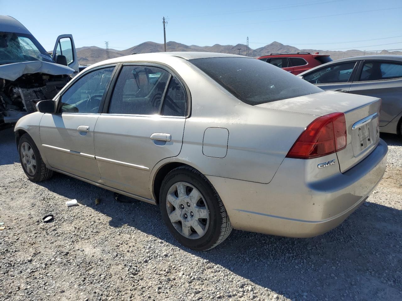 Image 2 of 2002 HONDA CIVIC EX 2002 with VIN JHMES26762S003622