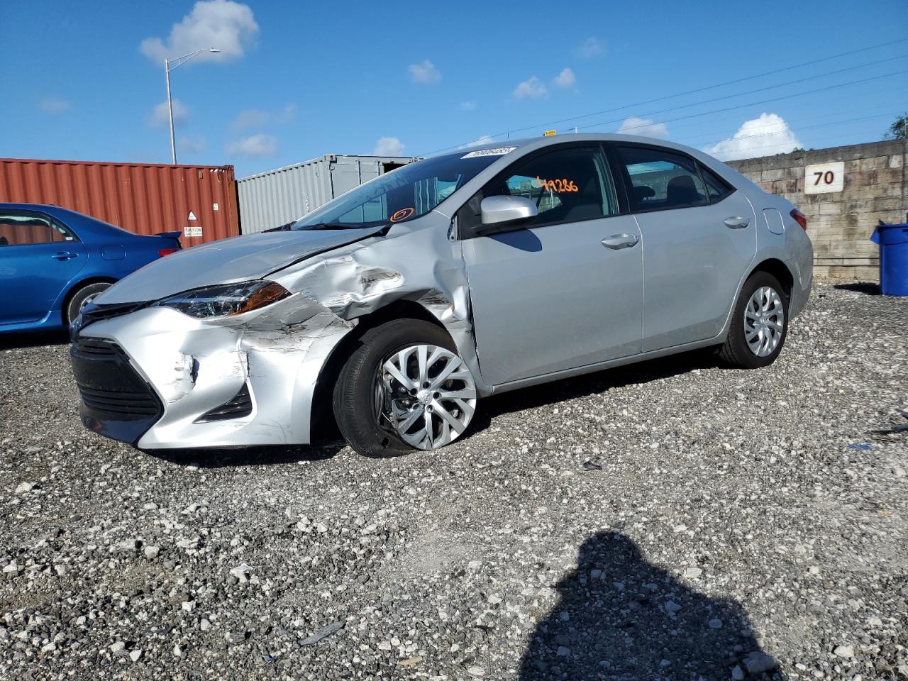 Изображение 1 2019 TOYOTA COROLLA L 2019 с VIN 5YFBURHE3KP938309