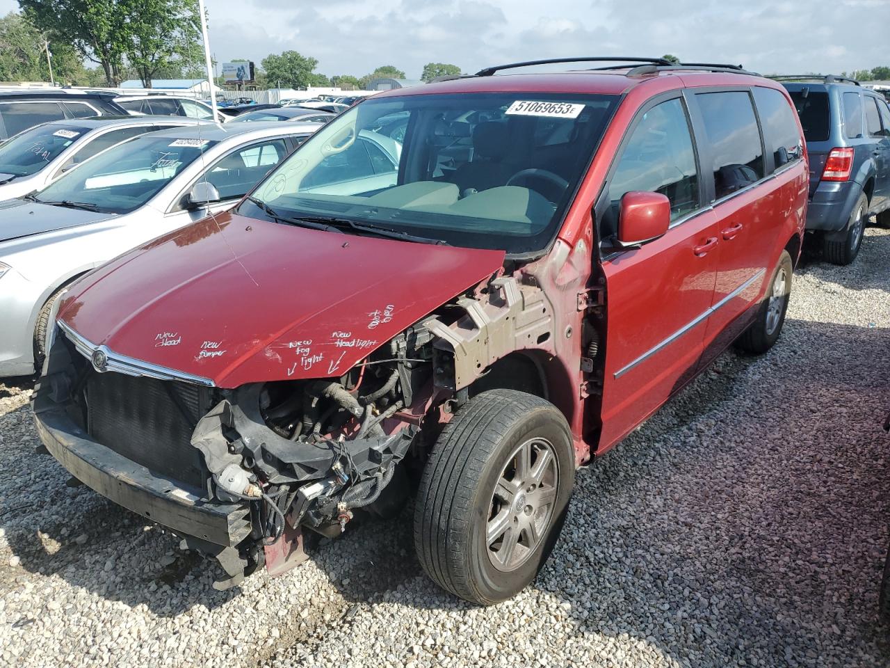 Image 1 of 2010 CHRYSLER TOWN & COUNTRY TOURING 2010 with VIN 2A4RR5D13AR245678