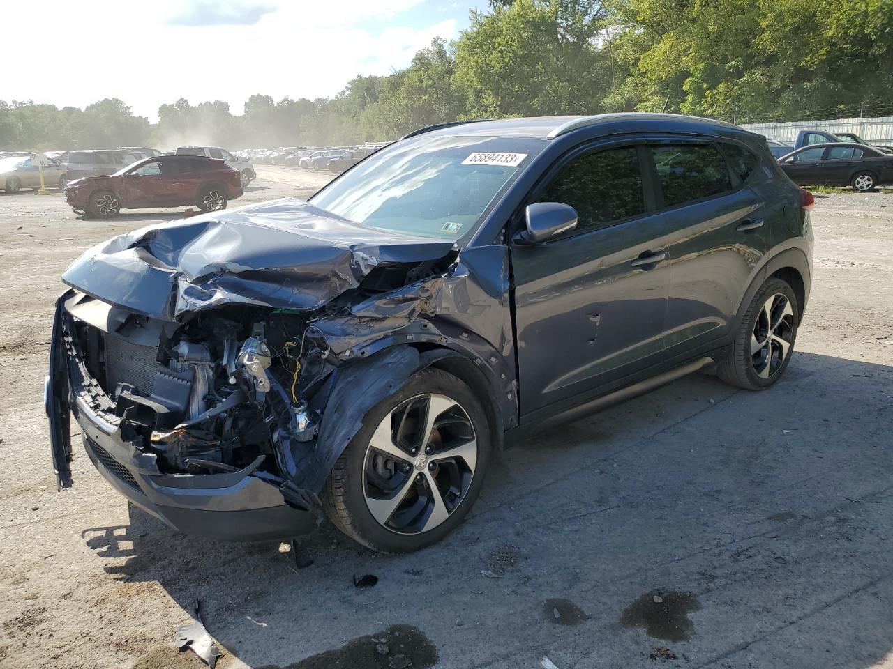 Image 1 of 2016 HYUNDAI TUCSON LIMITED 2016 with VIN KM8J3CA24GU031750