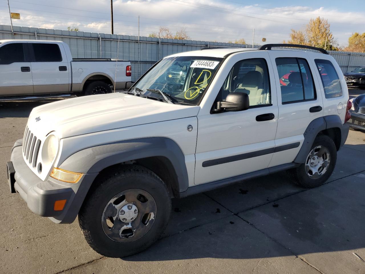 Image 1 of 2007 JEEP LIBERTY SPORT 2007 with VIN 1J8GL48K87W660449