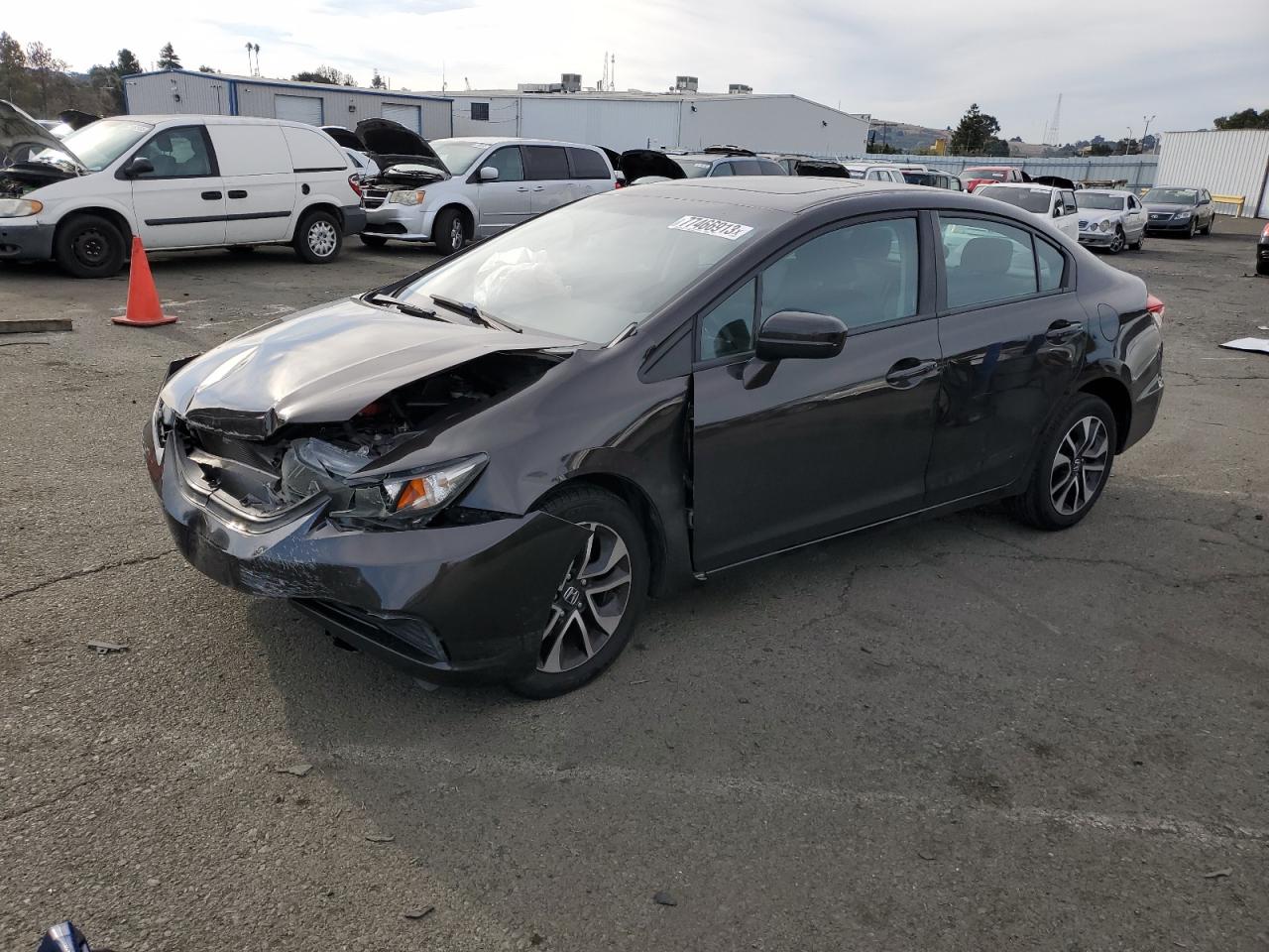 Изображение 1 2014 HONDA CIVIC EX 2014 с VIN 2HGFB2F86EH547338