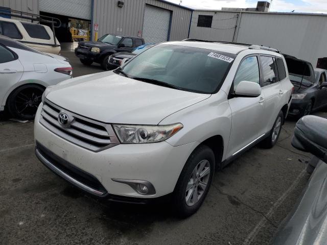 Image 1 of 2012 TOYOTA HIGHLANDER BASE 2012 with VIN 5TDZK3EH4CS077716