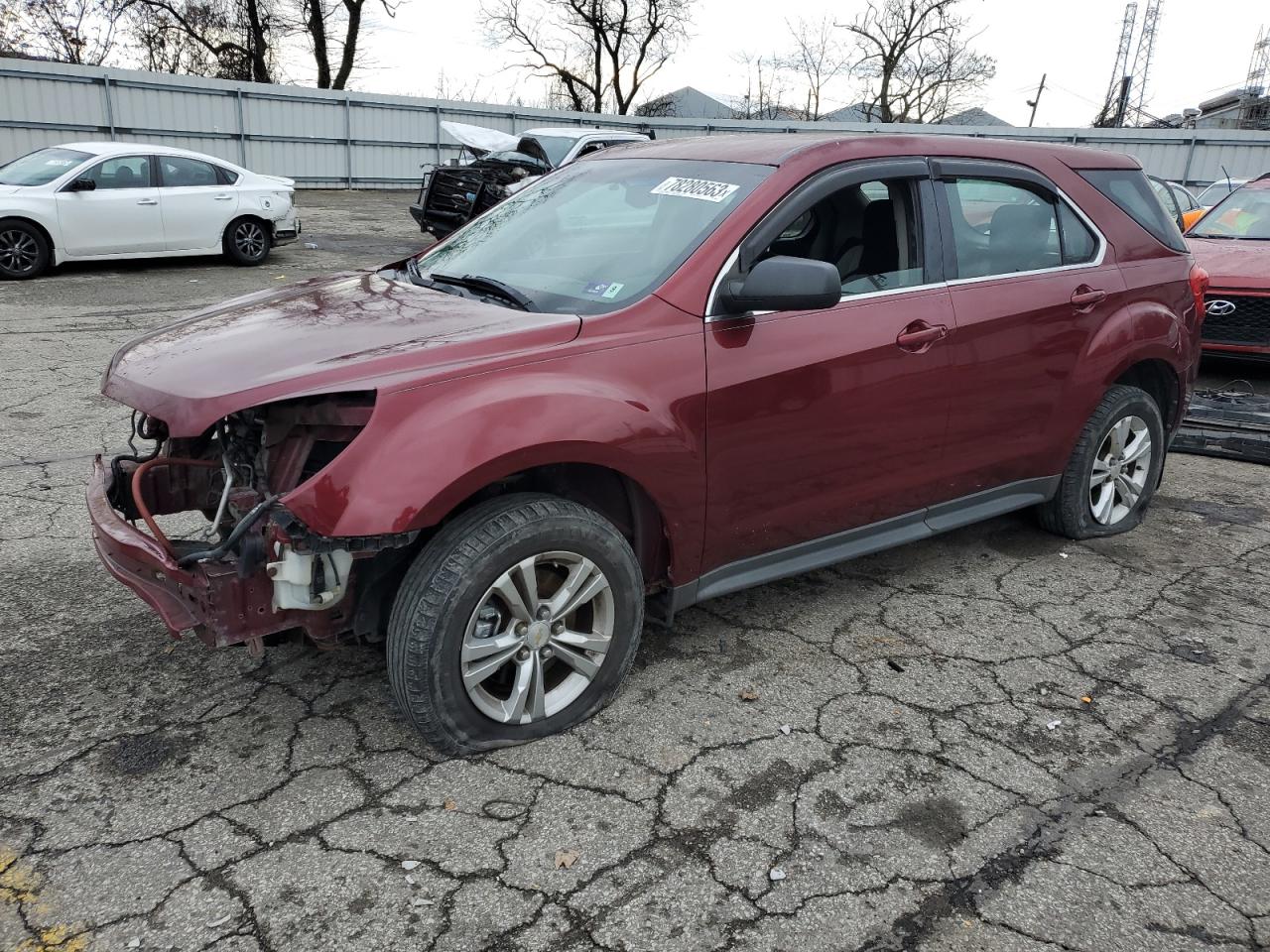 Изображение 1 2010 CHEVROLET EQUINOX LS 2010 с VIN 2CNFLCEWXA6309768