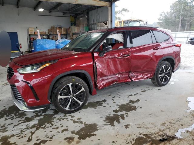 Image 1 of 2022 TOYOTA HIGHLANDER XSE 2022 with VIN 5TDLZRAHXNS106911