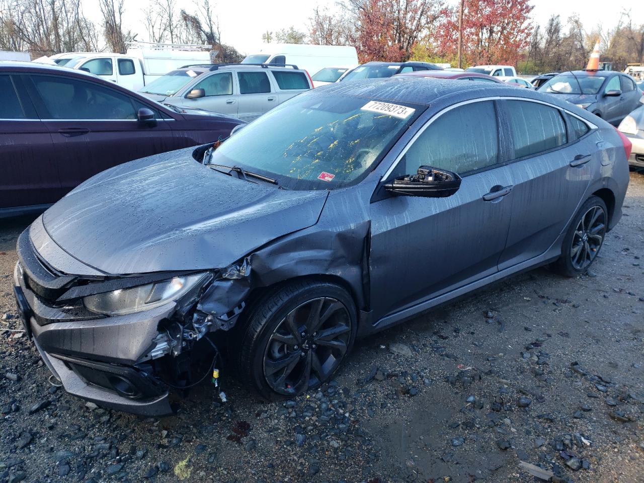 Image 1 of 2020 HONDA CIVIC SPORT 2020 with VIN 2HGFC2F87LH579435