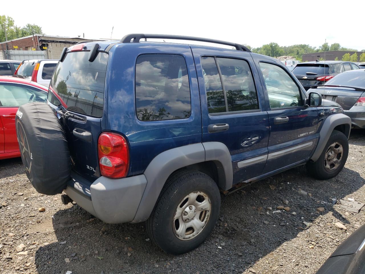 Obraz 3 z 2003 JEEP LIBERTY SPORT 2003 z VIN 1J4GL48KX3W549509
