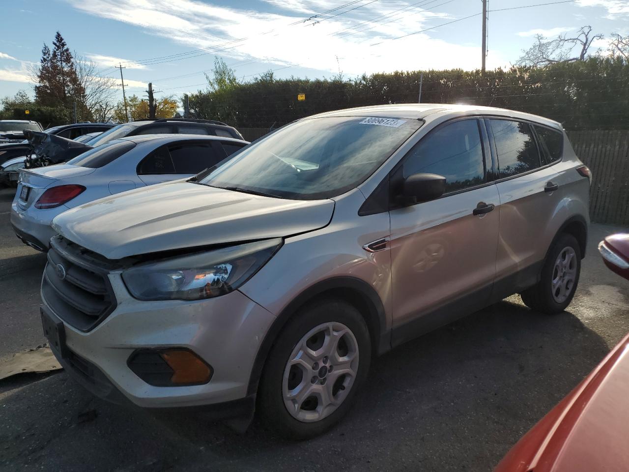 Image 1 of 2018 FORD ESCAPE S 2018 with VIN 1FMCU0F72JUA24862