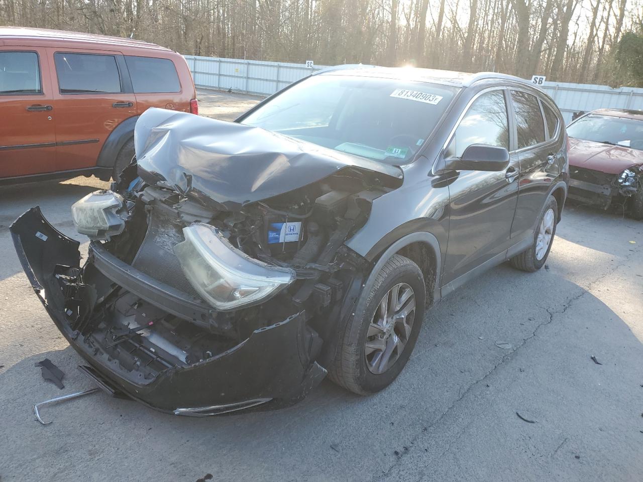 Image 1 of 2016 HONDA CR-V EXL 2016 with VIN 2HKRM4H74GH723867