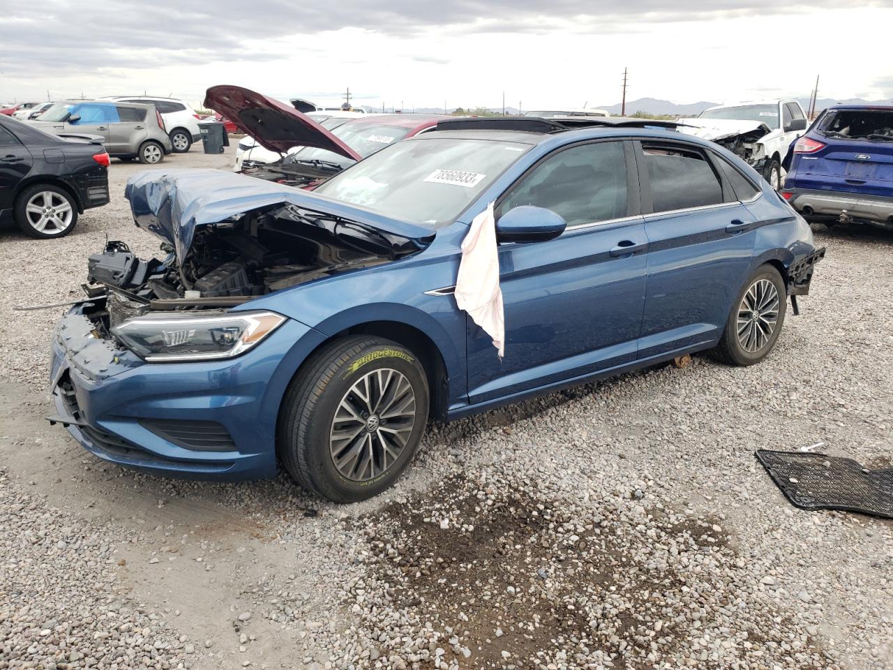 Image 1 of 2019 VOLKSWAGEN JETTA SEL 2019 with VIN 3VWE57BU9KM075552