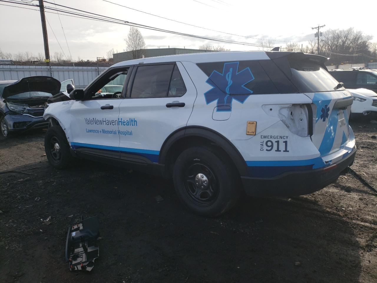 Image 2 of 2020 FORD EXPLORER POLICE INTERCEPTOR 2020 with VIN 1FM5K8AW2LGC67455