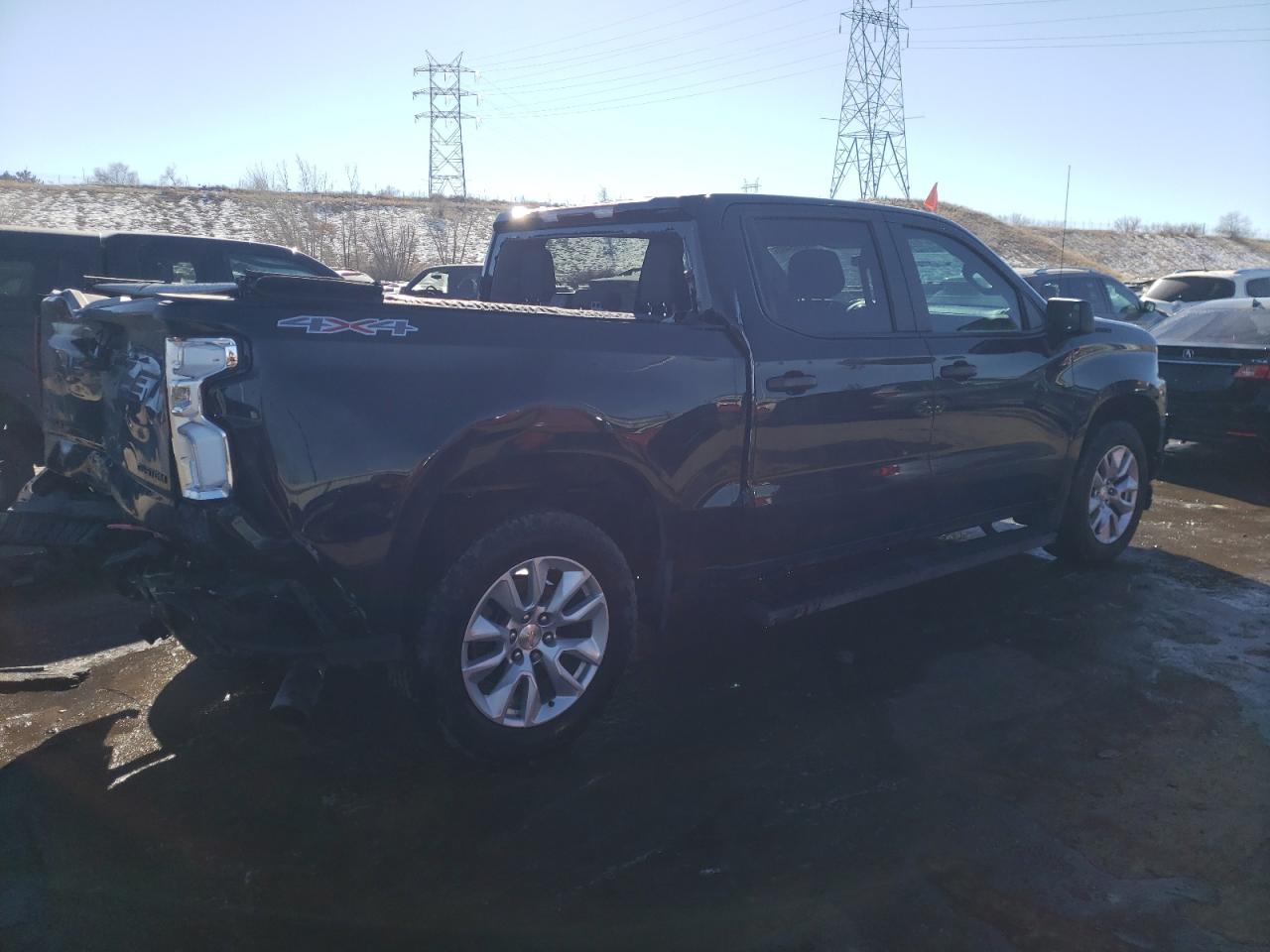Image 3 of Chevrolet Silverado K1500 Custom 2021 with VIN 3GCPYBEK8MG342360