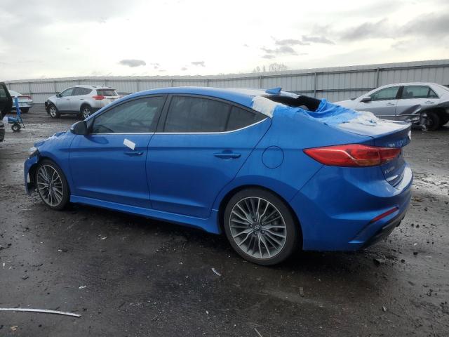 Image 2 of 2018 HYUNDAI ELANTRA SPORT 2018 with VIN KMHD04LB0JU590485