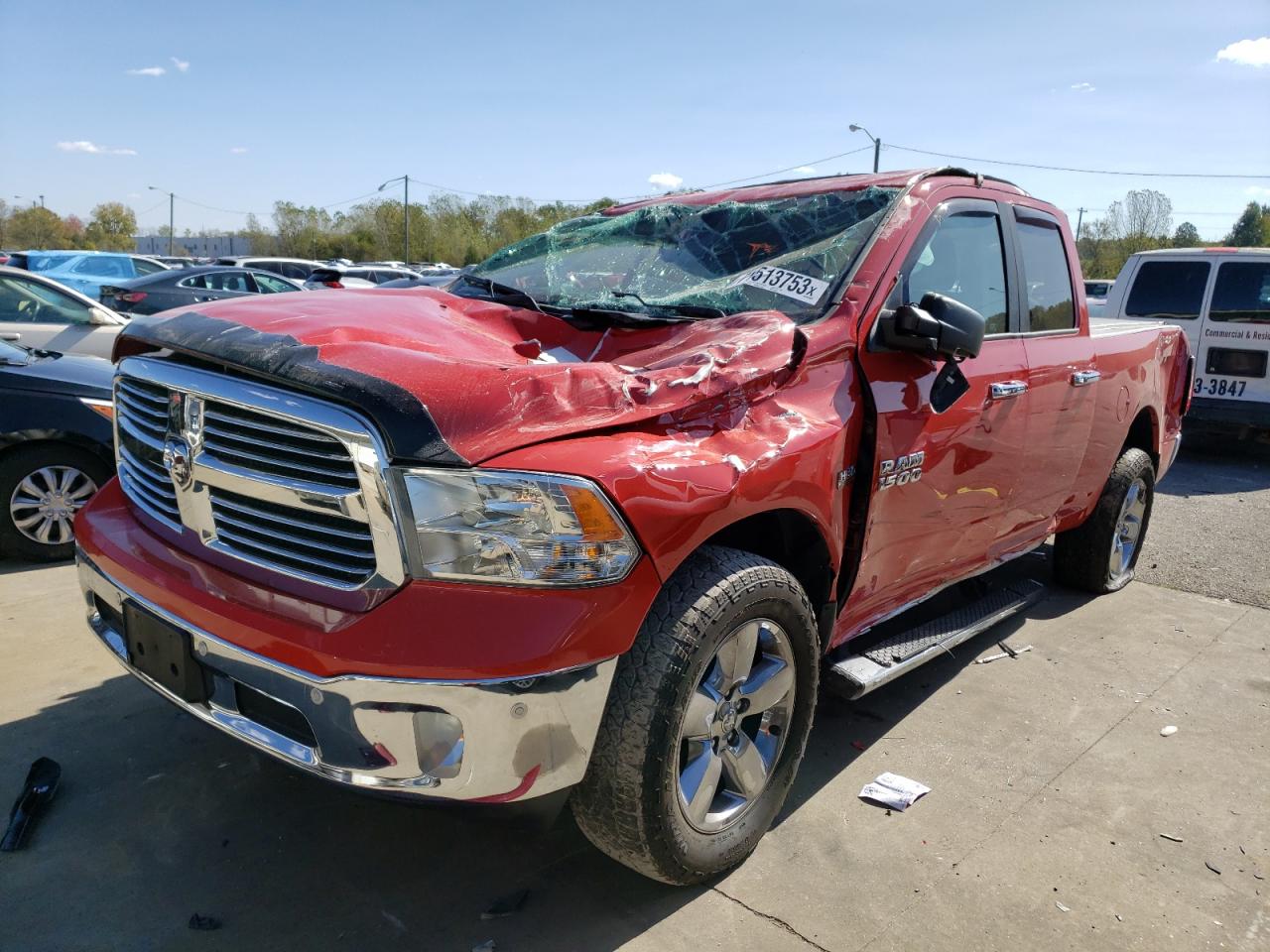 Image 1 of 2016 RAM 1500 SLT 2016 with VIN 1C6RR7GT5GS104494