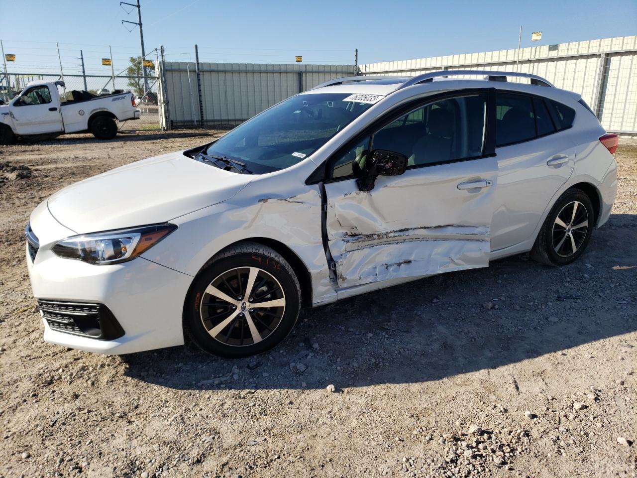 Image 1 of 2022 SUBARU IMPREZA PREMIUM 2022 with VIN 4S3GTAD67N3708908