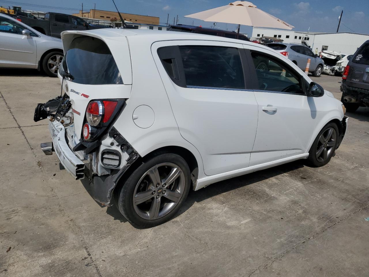 Image 3 of 2013 CHEVROLET SONIC RS 2013 with VIN 1G1JG6SB8D4237294