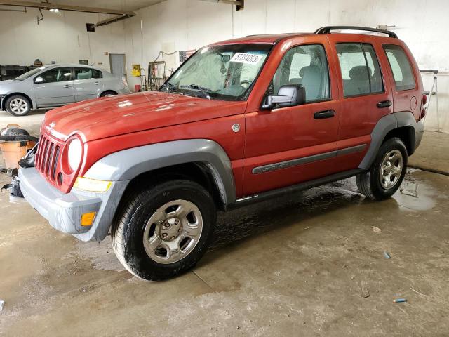 Image 1 of 2006 JEEP LIBERTY SPORT 2006 with VIN 1J4GL48K86W103864