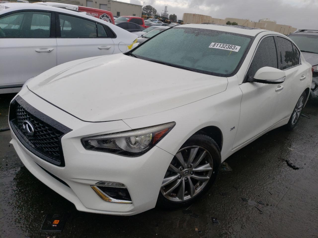 Image 1 of 2018 INFINITI Q50 LUXE 2018 with VIN JN1EV7AP6JM364738