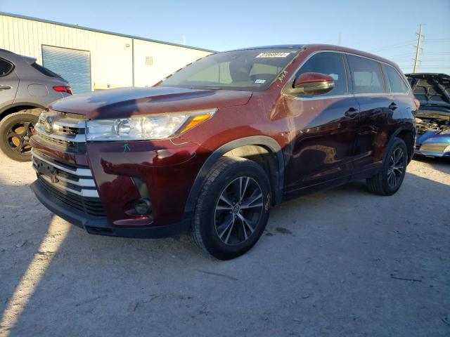 Image 1 of 2018 TOYOTA HIGHLANDER LE 2018 with VIN 5TDZZRFH1JS248478