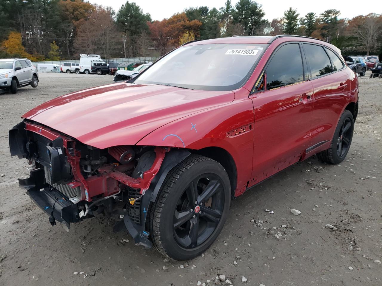 Image 1 of 2017 JAGUAR F-PACE R - SPORT 2017 with VIN SADCL2BV3HA880744
