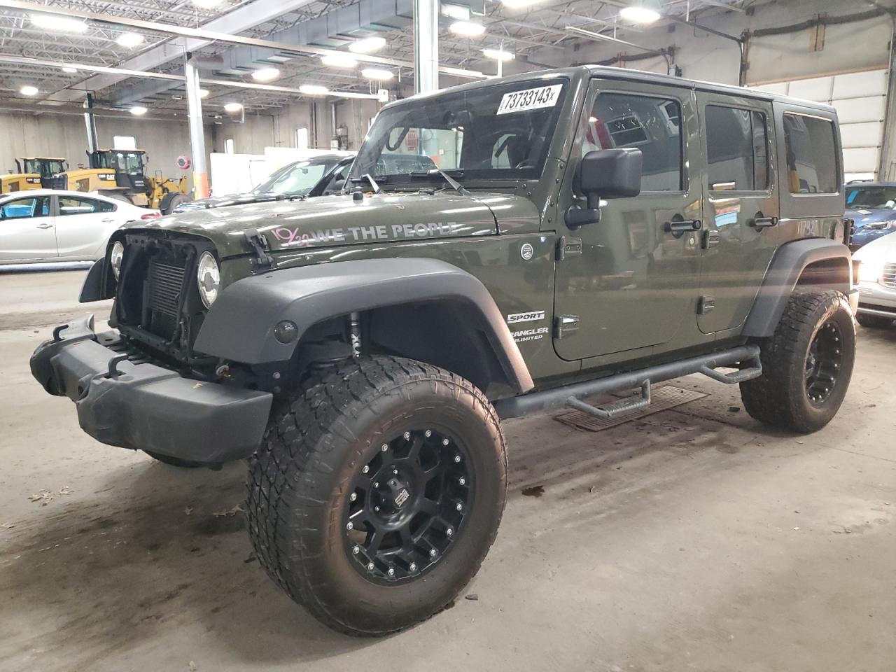 Image 1 of 2015 JEEP WRANGLER UNLIMITED SPORT 2015 with VIN 1C4BJWDG8FL771149