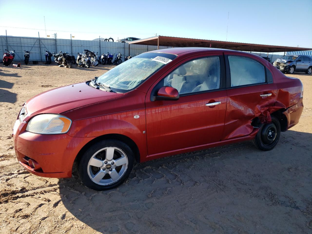 Image 1 of 2008 CHEVROLET AVEO LT 2008 with VIN KL1TG56648B200260