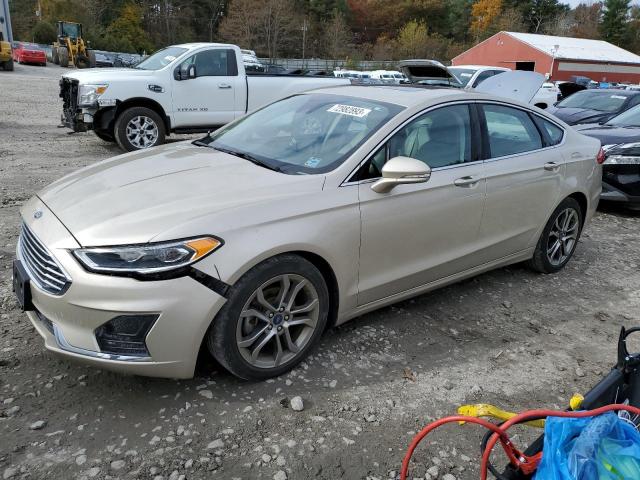 Image 1 of 2019 FORD FUSION SEL 2019 with VIN 3FA6P0CD2KR222312