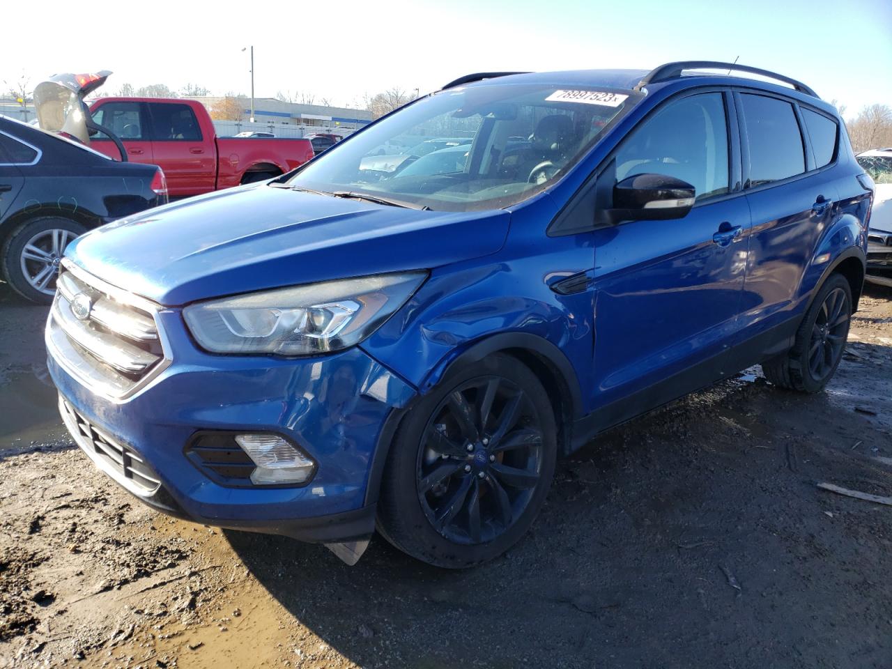 Image 1 of 2017 FORD ESCAPE TITANIUM 2017 with VIN 1FMCU0J99HUB40384