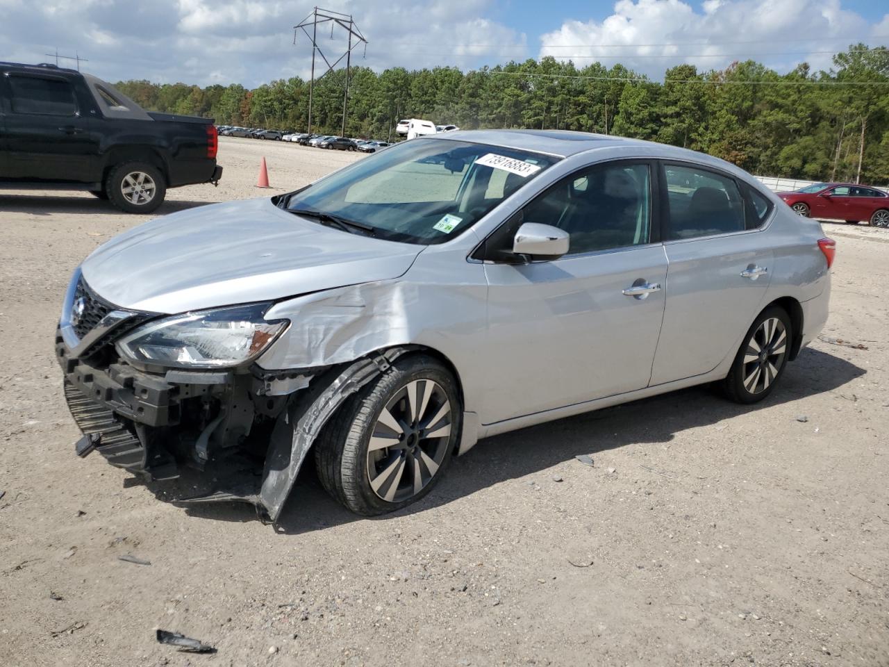 Image 1 of 2019 NISSAN SENTRA S 2019 with VIN 3N1AB7AP5KY299824