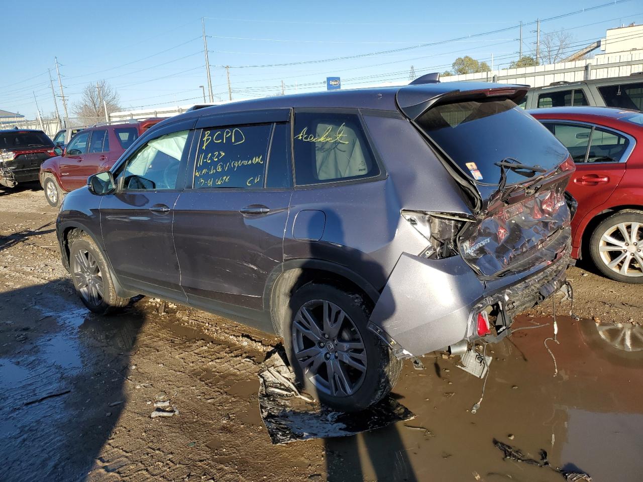 Изображение 2 2020 HONDA PASSPORT EXL 2020 с VIN 5FNYF8H52LB012477
