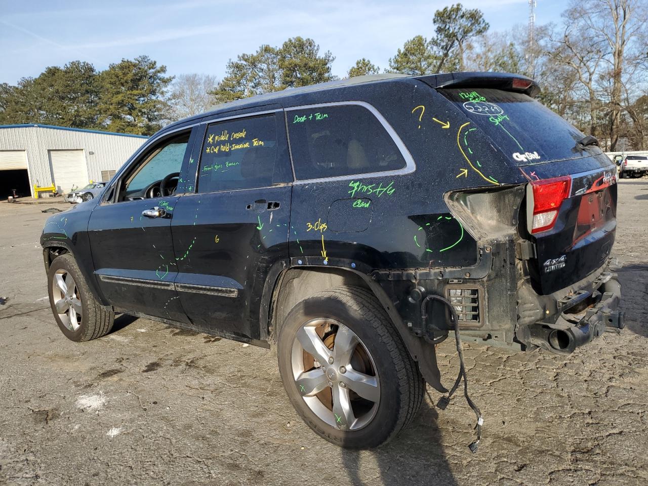 Image 2 of 2012 JEEP GRAND CHEROKEE LIMITED 2012 with VIN 1C4RJFBG7CC231840
