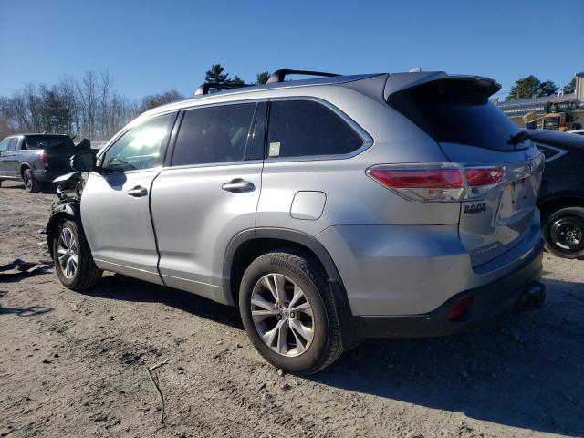 Image 2 of 2015 TOYOTA HIGHLANDER XLE 2015 with VIN 5TDJKRFH7FS130024