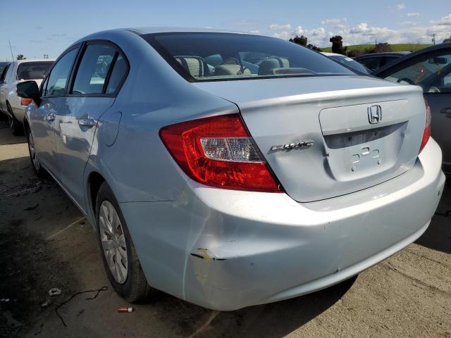 Image 2 of 2012 HONDA CIVIC LX 2012 with VIN 19XFB2F56CE355950
