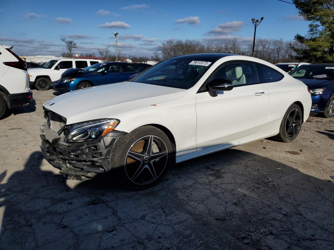 Image 1 of 2018 MERCEDES-BENZ C 300 2018 with VIN WDDWJ4JB4JF668922