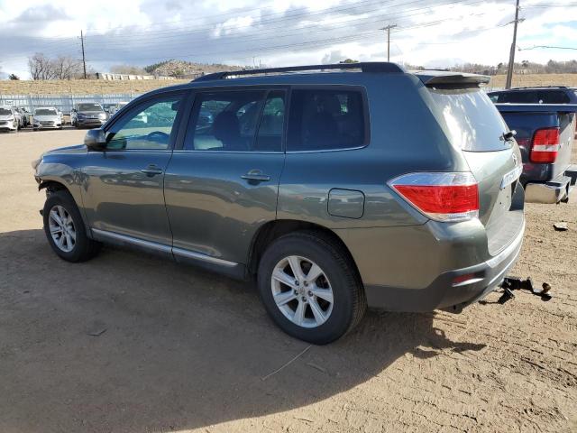 Изображение 2 2013 TOYOTA HIGHLANDER BASE 2013 с VIN 5TDBK3EH0DS256113