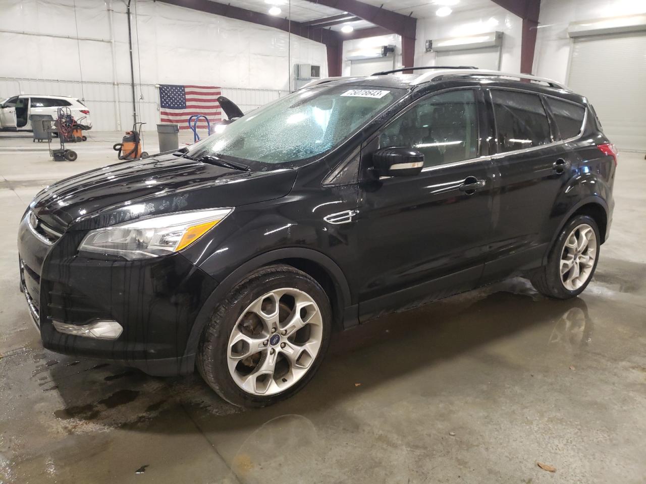 Image 1 of 2013 FORD ESCAPE TITANIUM 2013 with VIN 1FMCU0J90DUB17389