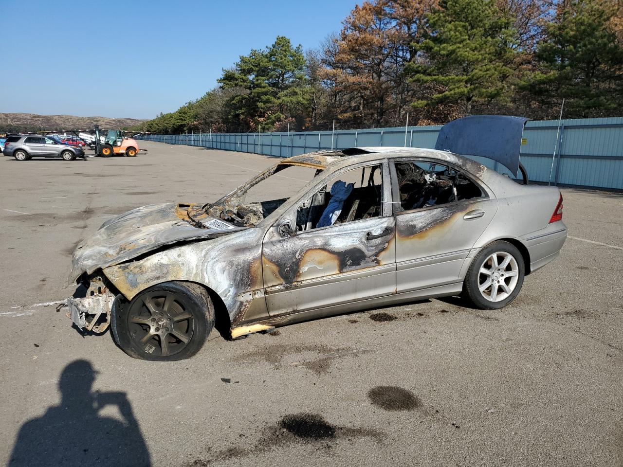 Image 1 of 2007 MERCEDES-BENZ C 280 4MATIC 2007 with VIN WDBRF92H67F873707