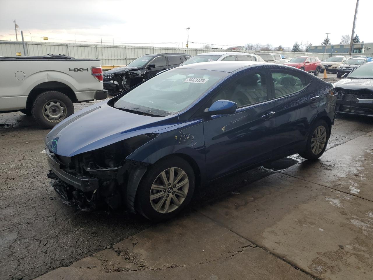 Image 1 of 2016 HYUNDAI ELANTRA SE 2016 with VIN 5NPDH4AE5GH716403