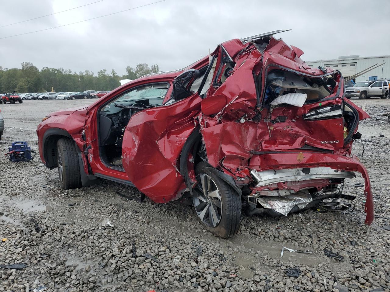 Image 2 of 2021 LEXUS NX 300 BASE 2021 with VIN JTJGARBZ5M5031956