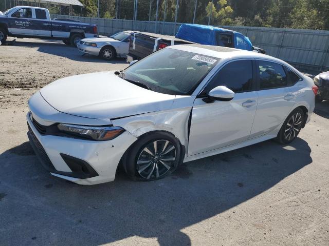 Image 1 of 2022 HONDA CIVIC EX 2022 with VIN JHMFE1F79NX009671