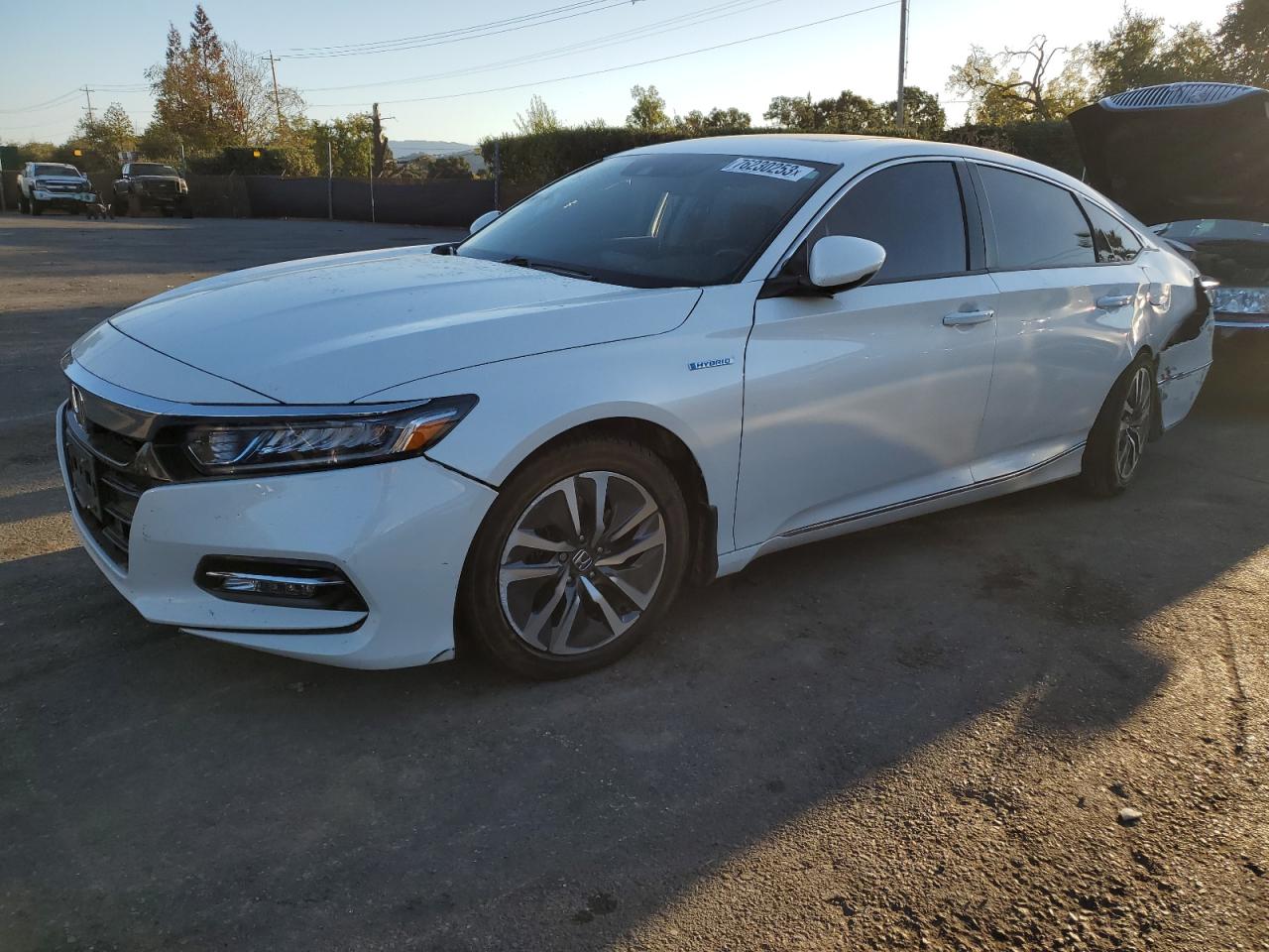Image 1 of 2019 HONDA ACCORD HYBRID EXL 2019 with VIN 1HGCV3F58KA018215