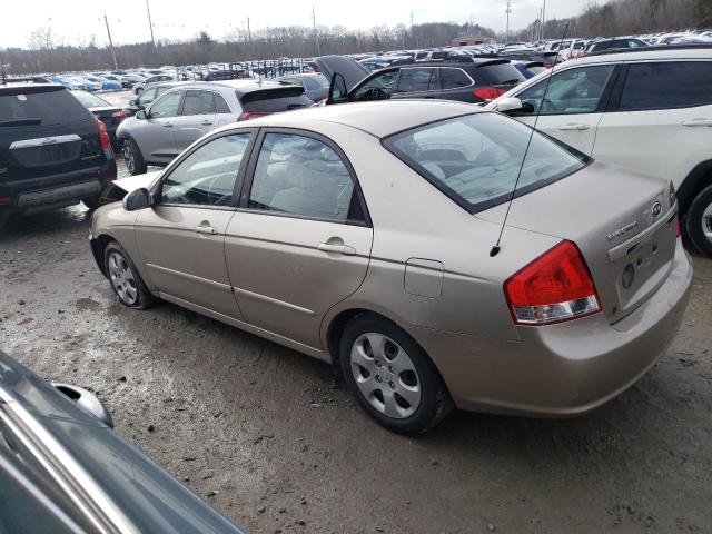 Image 2 of 2009 KIA SPECTRA EX 2009 with VIN KNAFE222695603571